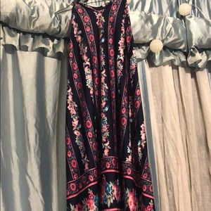 Floral pattern spring dress